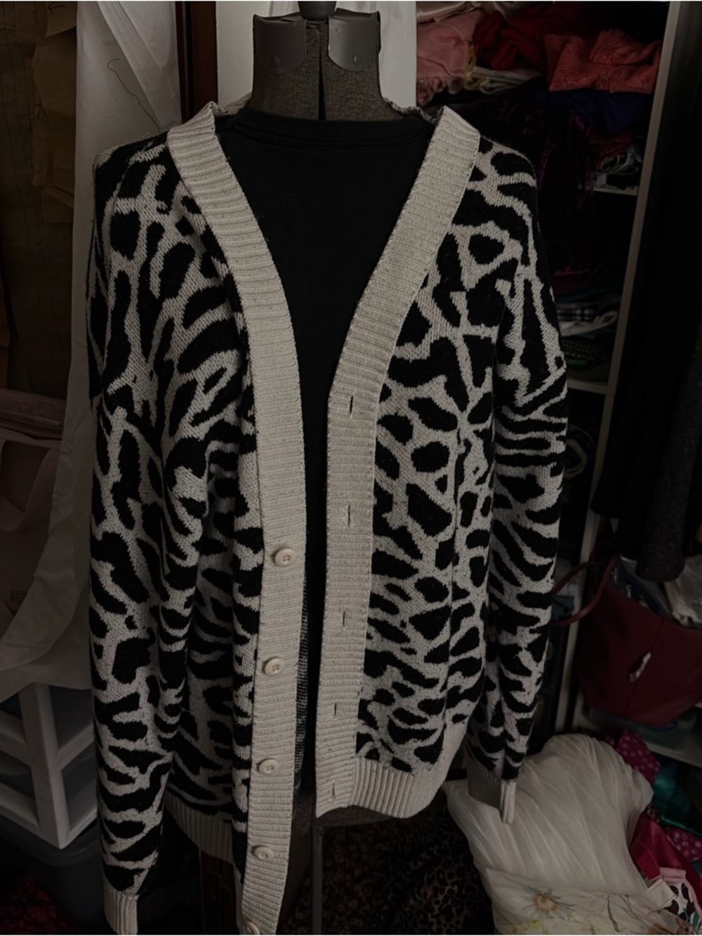 Jordan Elephant Print Cardigan